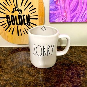 Rae Dunn Sorry Mug XL
